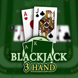 Blackjack 3H (Habanero) online game logo by Habanero on rollingslot.eu