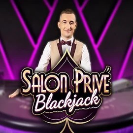 Blackjack Salon Privé logo – Live Casino by Ezugi at Rolling Slots Casino