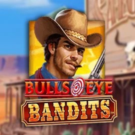 Bulls Eye Bandits logo by Origins at Rolling Slots Casino