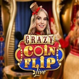 Crazy Coin Flip slot icon by Evolution, available at Rolling Slots Casino
