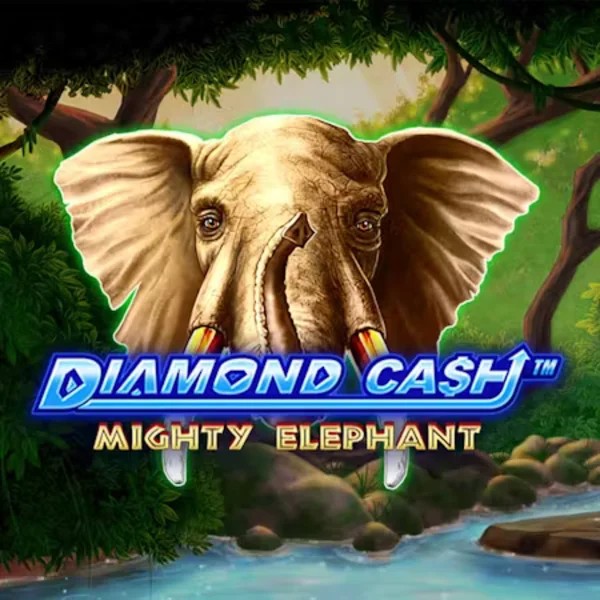 Diamond Cash Mighty Elephant logo – Slots by Greentube at Rolling Slots Casino