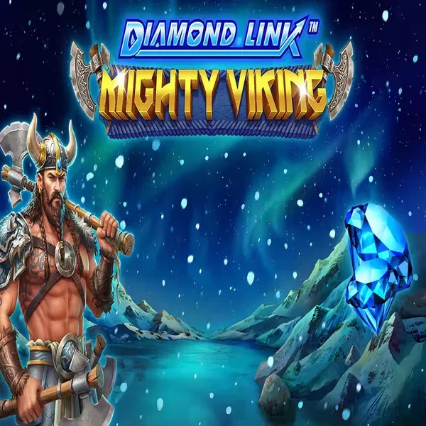 Diamond Link Mighty Viking by Greentube, showcased at rollingslot.eu – game logo