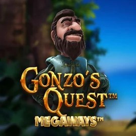 Gonzo's Quest Megaways game by Red Tiger Gaming – logo hosted on Rolling Slots Casino