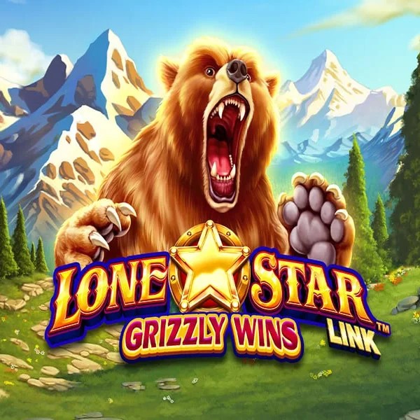 Official Slots logo: Lone Star Link Grizzly Wins by Greentube at Rolling Slots Casino