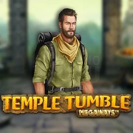 Temple Tumble Megaways logo by Relax Gaming at Rolling Slots Casino