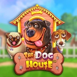 The Dog House online game logo by Pragmatic Play on rollingslot.eu